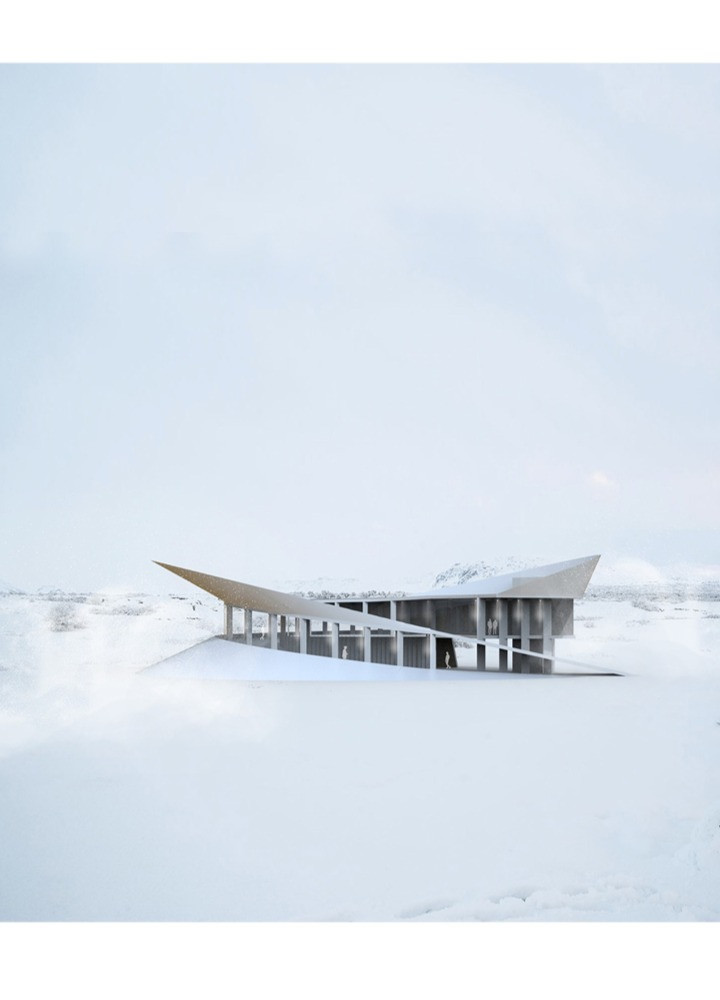 Rooftop Garden and Charred Wooden Shingles Enhance A Community Hub Crafted with Local Materials  