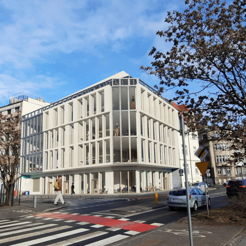 Smartglass Façade and Flexible Walls in a Sustainable Urban Office Environment