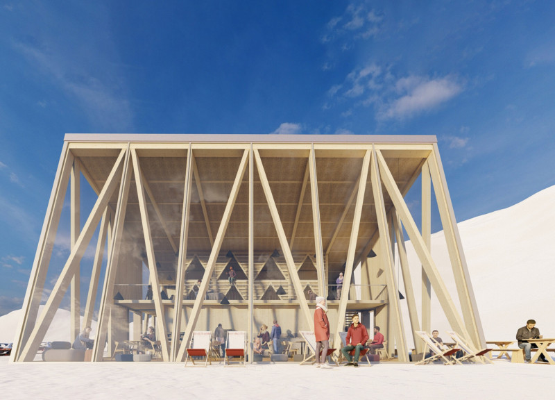 Charred Wood Exterior and Cross-Laminated Timber Structures Enhance Community Living