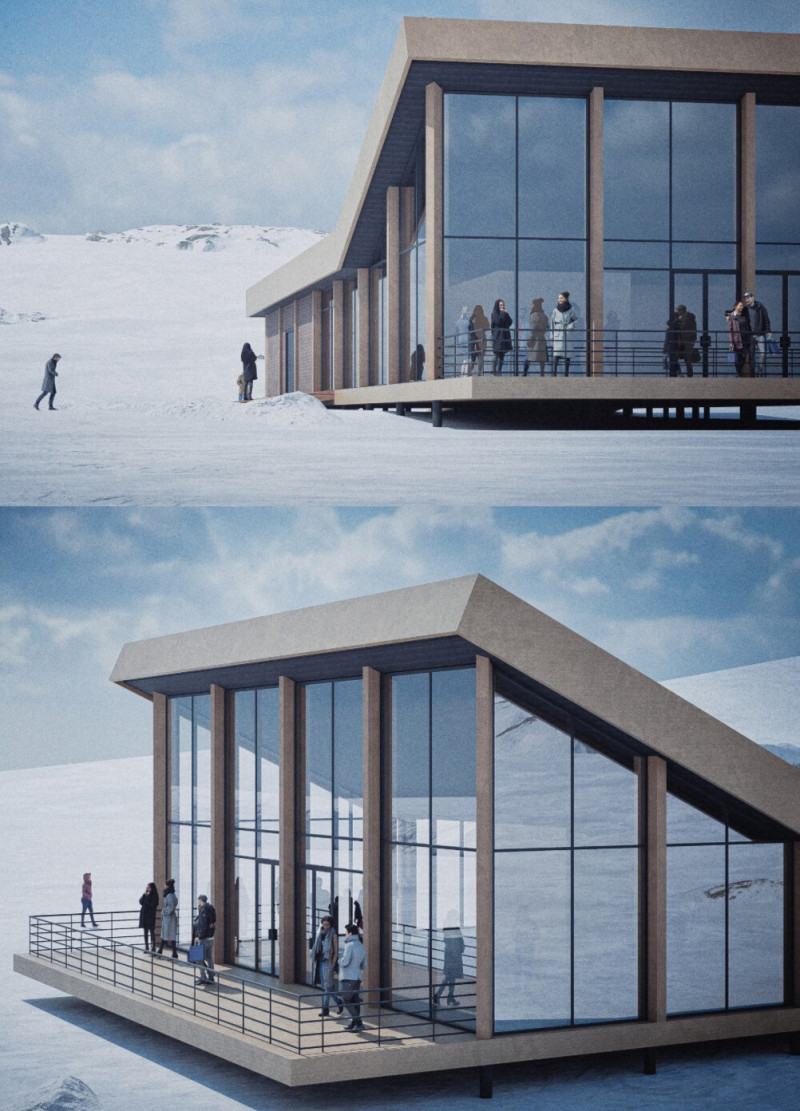 Charred Wooden Shingles and Cross-Laminated Timber Panels Create Cohesive Community Space  