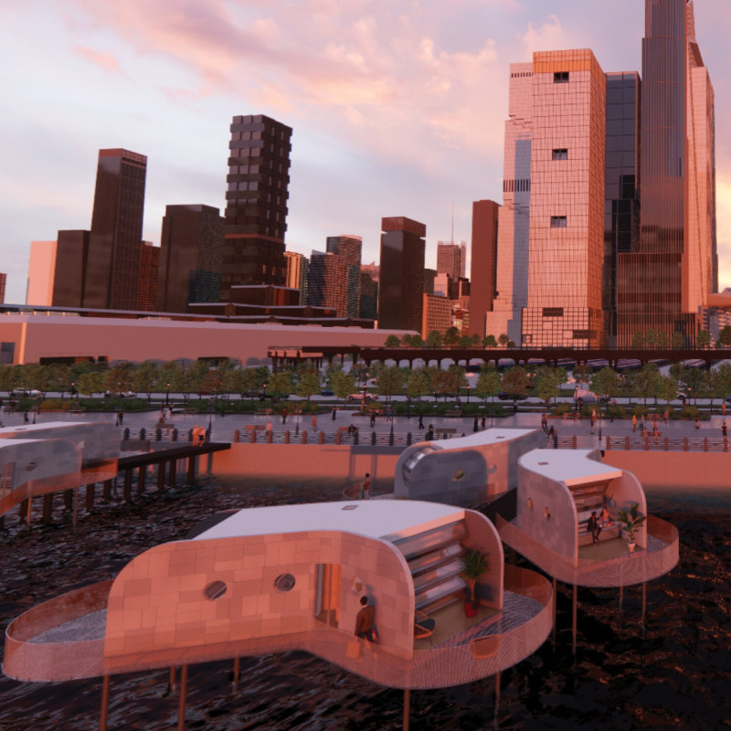 Charred Wooden Shingles and Cross-Laminated Timber Create a Multifunctional Urban Hub