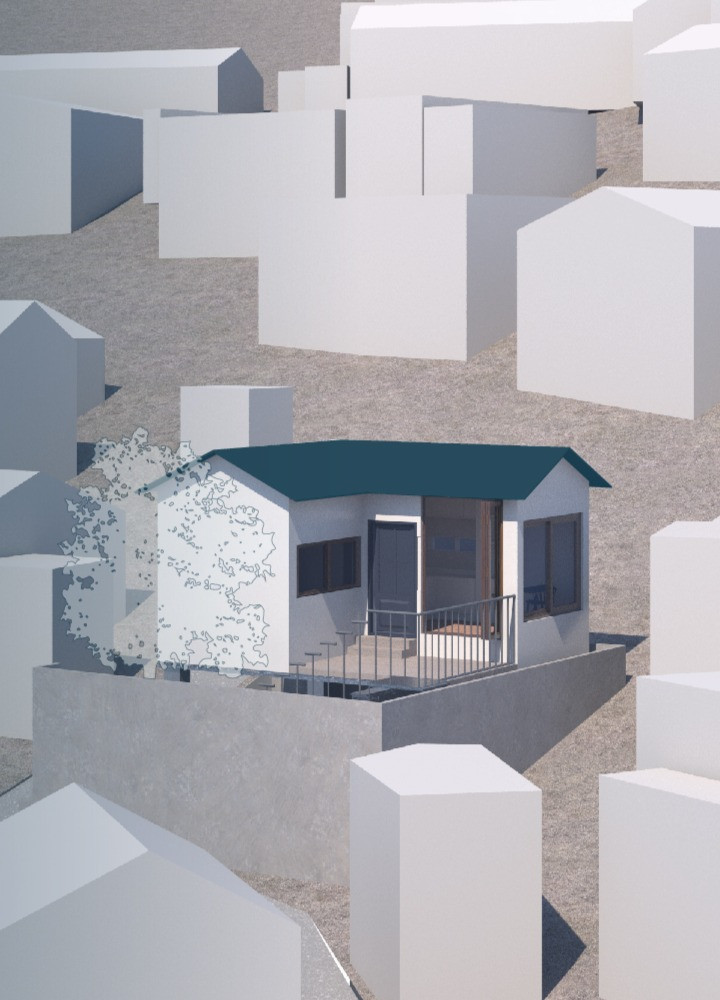 Charred Wooden Shingles and Cross-Laminated Timber Enveloping Community Space  