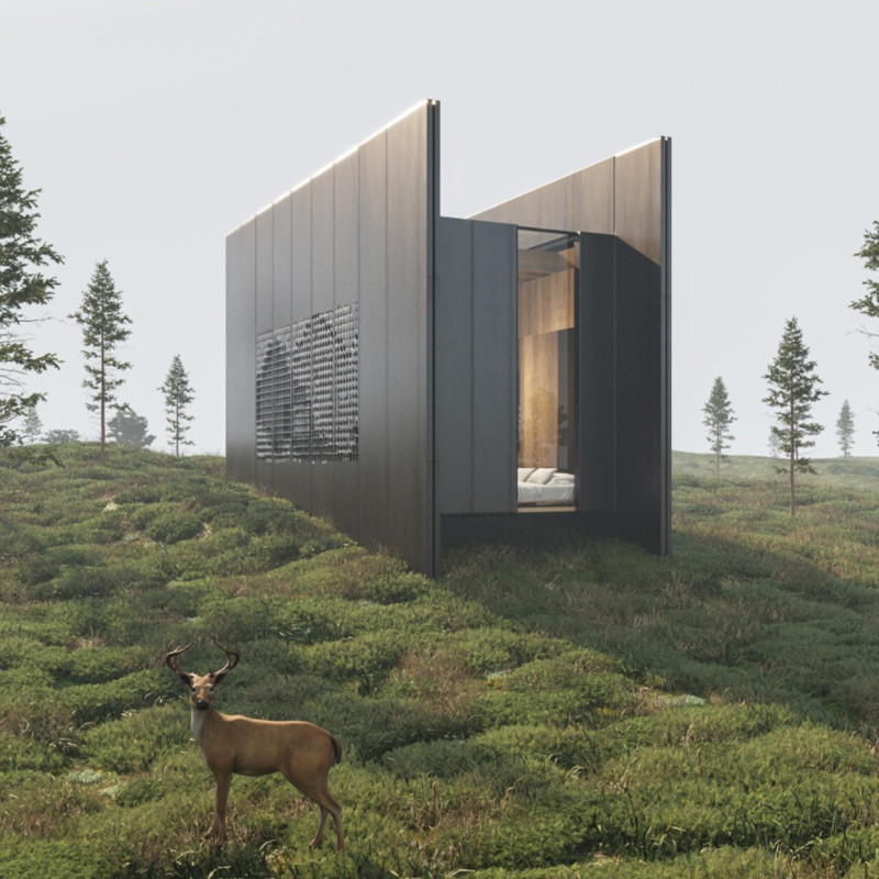 Charred Wooden Shingles and Local Stone Create a Flexible Community Hub