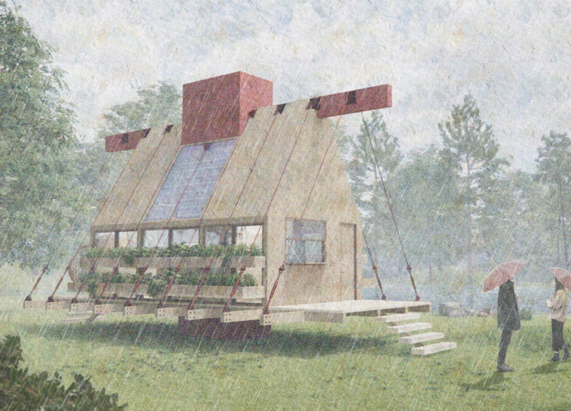 Biophilic Design With Green Roofs And Cross-Laminated Timber Panels Integrating Community Spaces