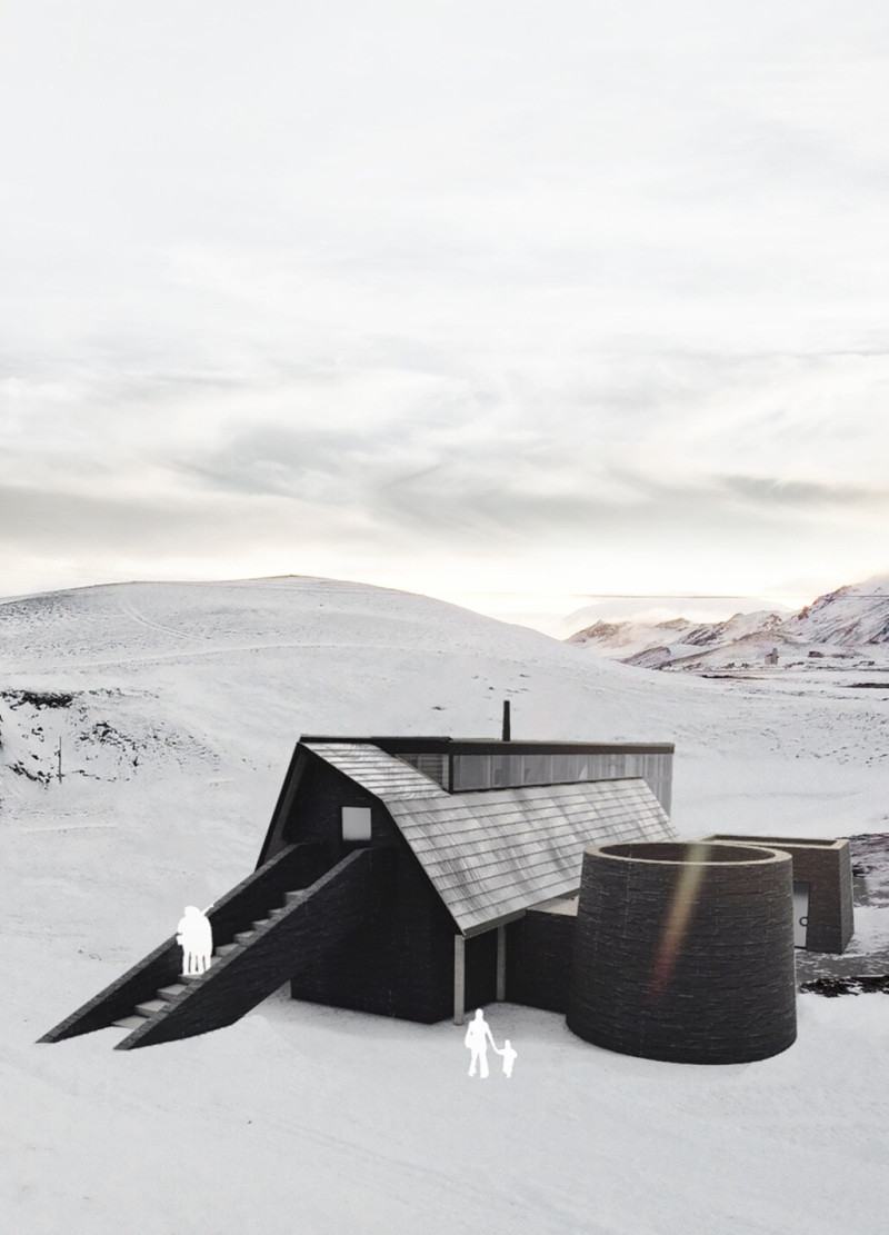 Bioreceptive Roofing with Volcanic Stone and Hemp-Shiv Construction in Sustainable Nordic Dwelling  