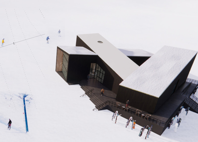 Charred Wooden Shingles and Cross-Laminated Timber Panels Create Sustainable Urban Spaces  