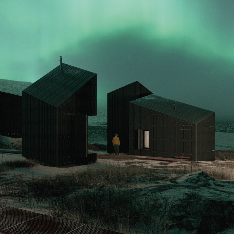 Charred Wooden Shingles and Cross-Laminated Timber Form a Versatile Community Hub