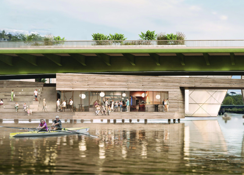 Charred Wooden Shingles and Cross-Laminated Timber Panels Define Sustainable Urban Living Space