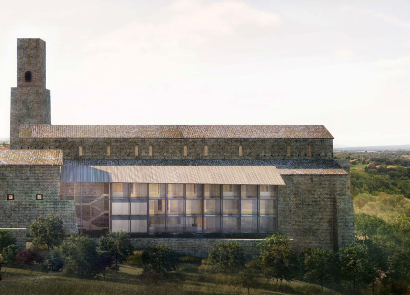 Charred Wooden Shingles and Reclaimed Materials Shape a Versatile Community Space