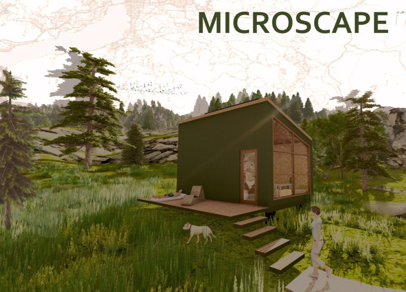 Eco-Friendly Home Featuring Monocrystalline Photovoltaic Panels and Cross-Laminated Timber Construction  