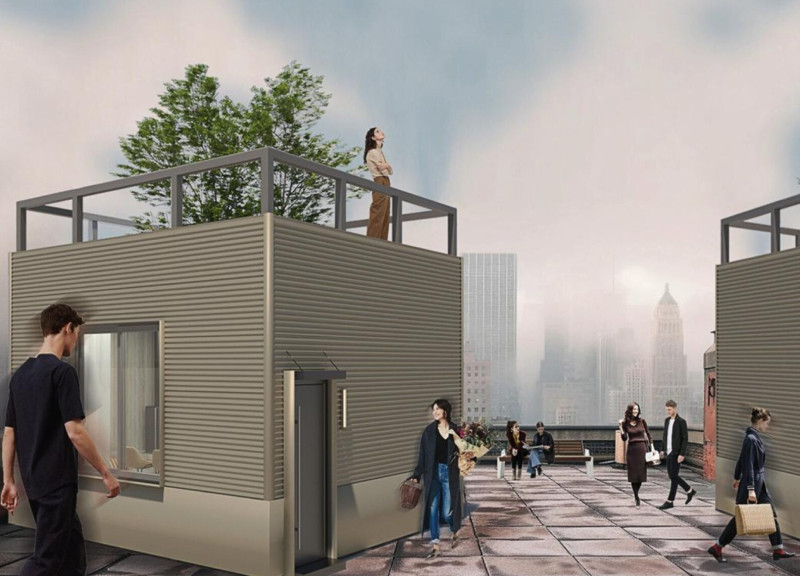 Charred Wooden Shingles and Cross-Laminated Timber Panels Define Sustainable Community Space  