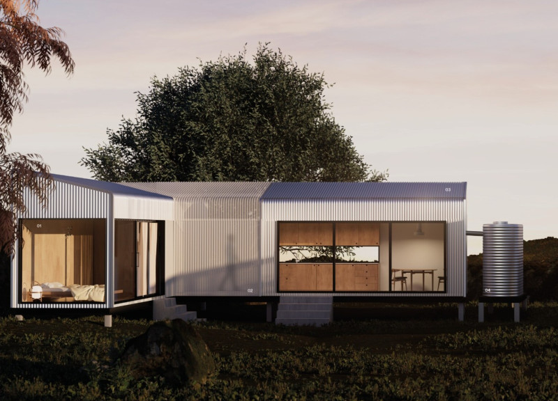 Sustainable Living Through Modular Design Using Insulated Panels and Harvesting Systems  