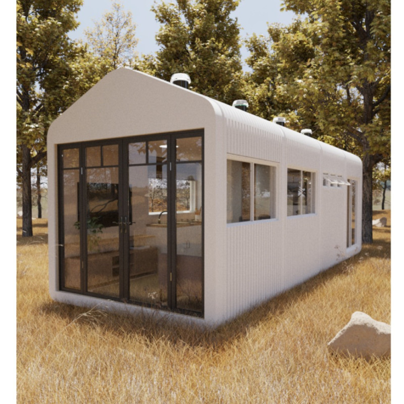 Sustainable Housing Composed of Recyclable Materials with Modular Adaptability  