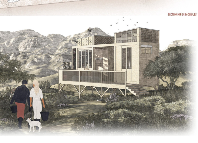 Charred Wooden Shingles and Cross-Laminated Timber Panels Shape A Sustainable Community Hub