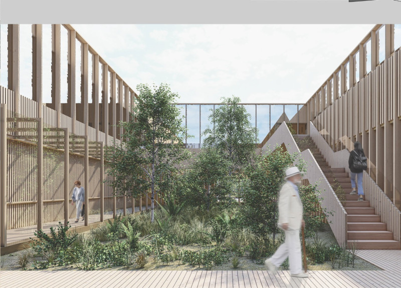 Charred Wooden Shingles and Cross-Laminated Timber Unite in A Sustainable Urban Habitat