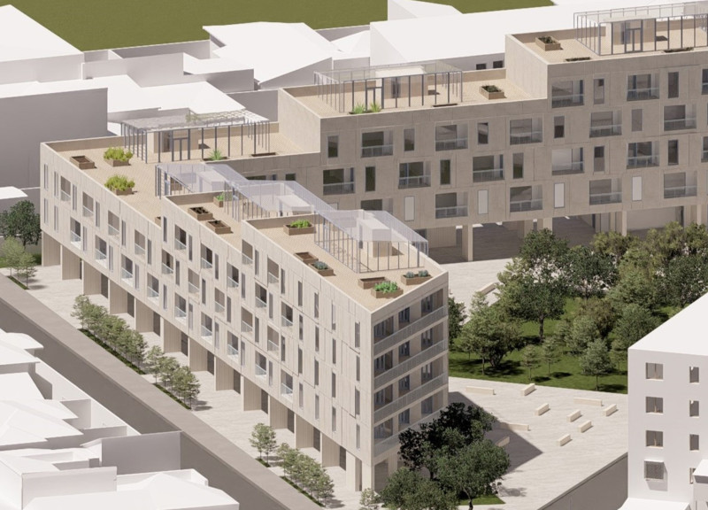 Charred Wooden Shingles and Cross-Laminated Timber Panels Create a Sustainable Community Hub