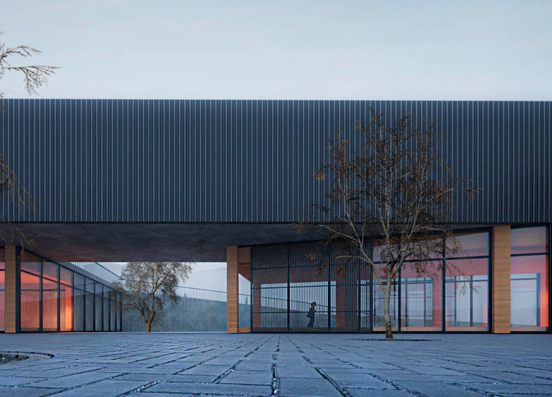 Charred Wooden Shingles and Cross-Laminated Timber Create Sustainable Urban Living Spaces