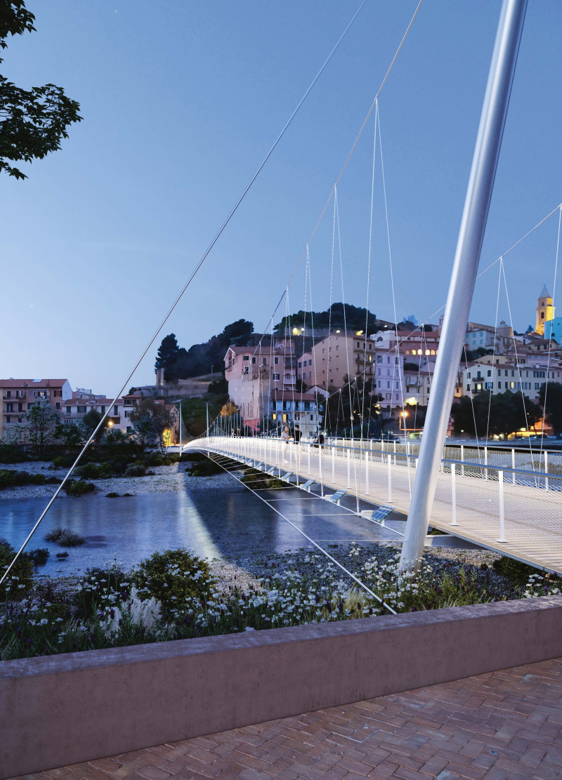 Sustainable Steel and Timber Structure Enhancing Community Connectivity Over The Roya River