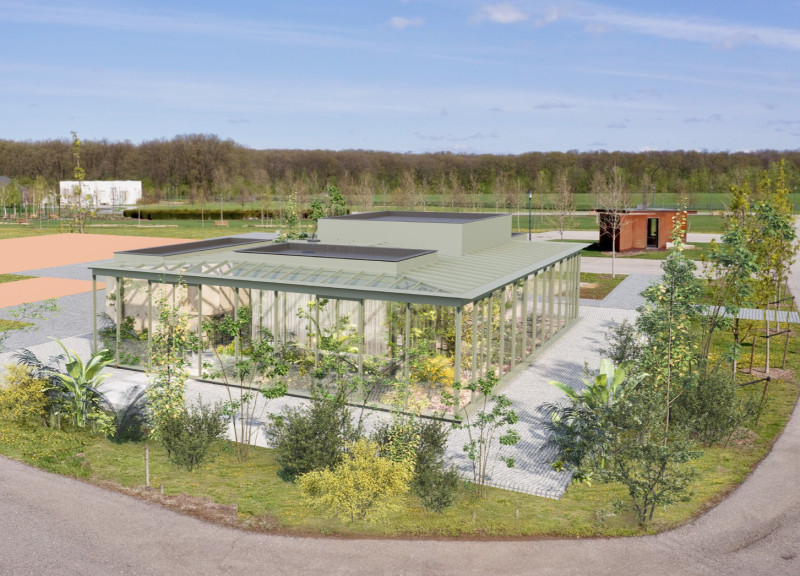 Charred Wooden Shingles and Reclaimed Timber Create Community Spaces Integrated with Nature