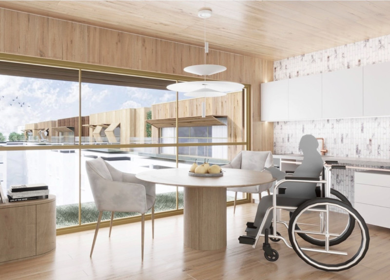 Charred Wooden Shingles and Expansive Windows Shape a Community-Centric Space