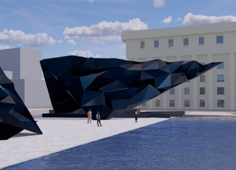 Charred Wooden Shingles and Cross-Laminated Timber Panels Shape a Harmonious Community Space  