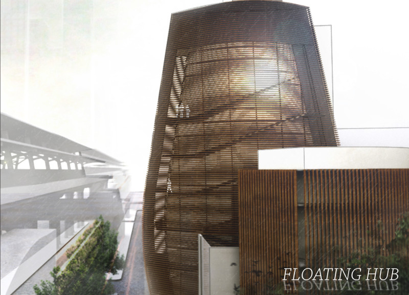 Charred Wooden Shingles and Glass Openings Create A Community Hub Inspired by Thailand's Floating Markets  