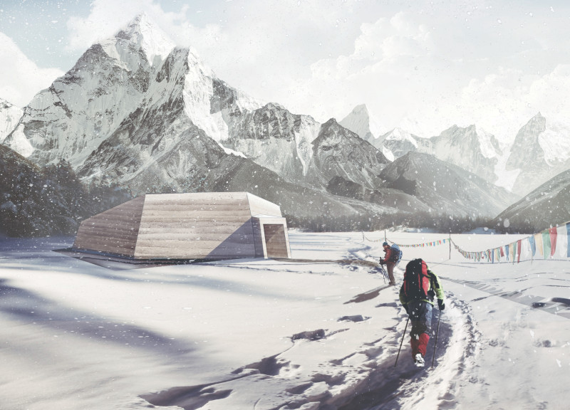 Rammed Earth Walls and Straw Insulation Create a Resilient Mountain Retreat