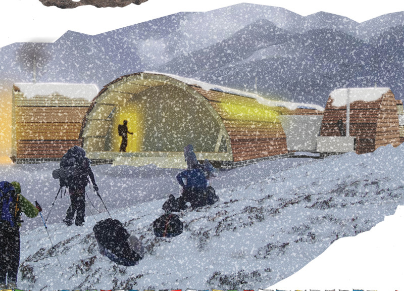 Yak Wool Insulation and Recycled Copper Cladding Shaping a Sustainable Shelter in the Himalayas