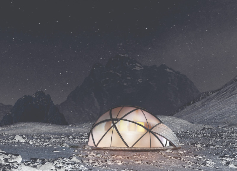 Geodesic Sanctuary Crafted with Natural Wood and Transparent Facades for Mountain Retreats  
