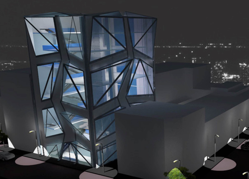 Tessellated Glass Façade and Sustainable Design in a Vibrant Community Hub