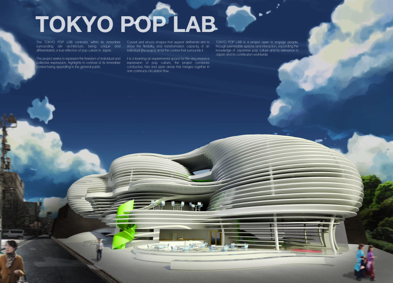 Cultural Center Featuring Curvilinear Design and Sustainable Materials in an Urban Context