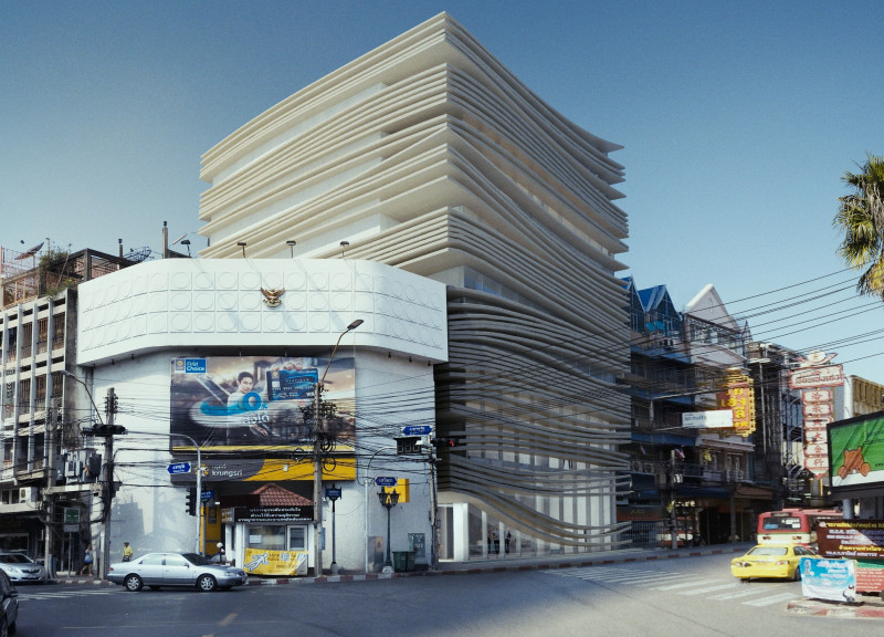 Charred Wooden Shingles and Glass Facades Create a Collaborative Space for Artistic Expression