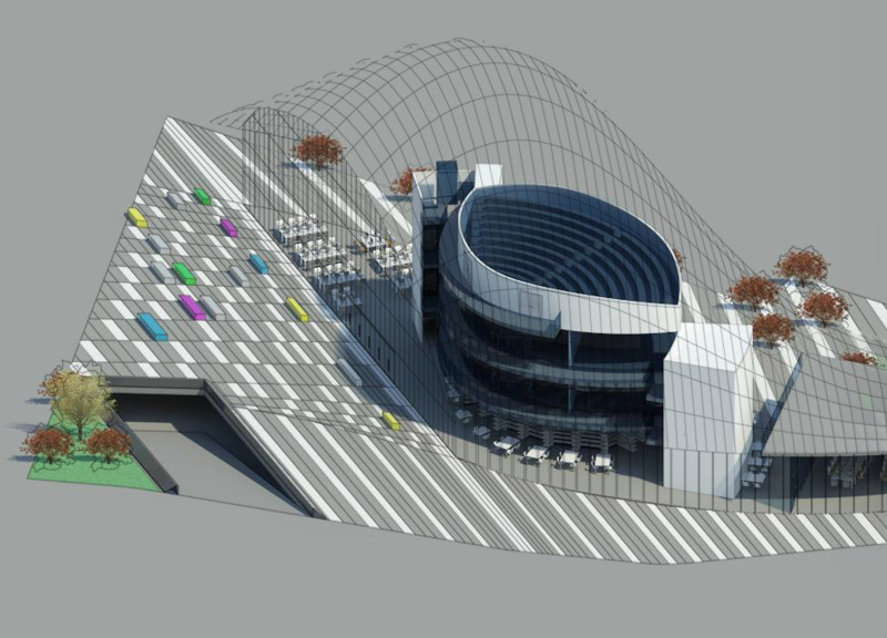 Wave-Shaped ETFE Facade Enhancing Digital Literacy Through Engaging Exhibition Spaces