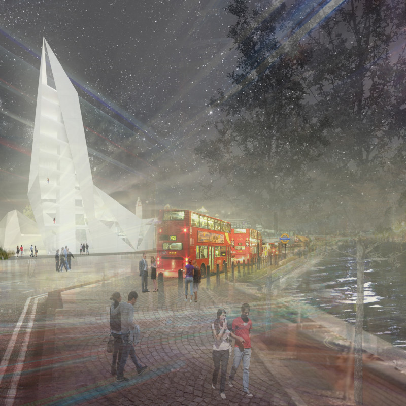Asymmetrical Forms Enhanced by Glass Facades and Steel Structures in a Multifunctional Urban Hub