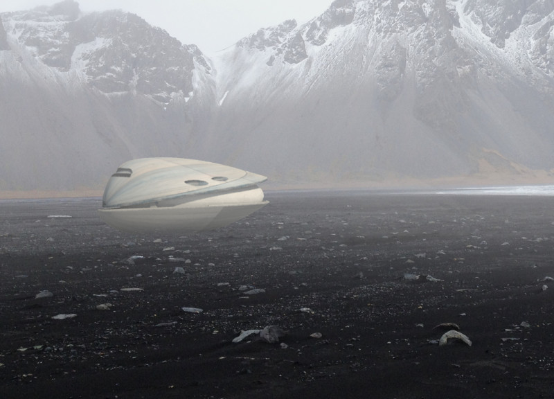 Trekking Cabin Incorporating Tough Metal Shell and Natural Filtration with Volcanic Rock
