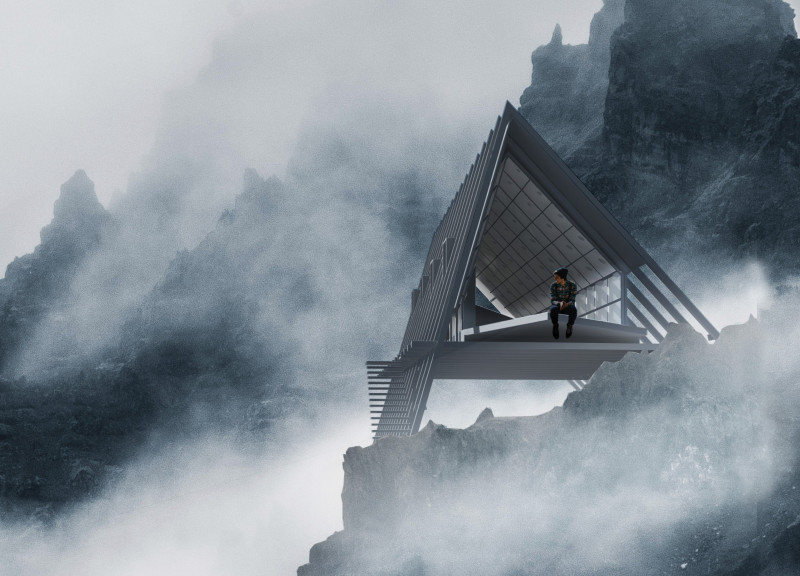 Thermal Efficiency Through ETFE Cushions in a Slope-Adaptable Trekking Shelter