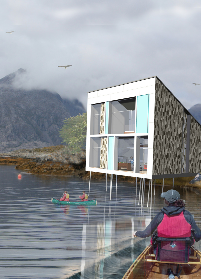 Charred Wooden Shingles and Natural Clay Plaster Elevate Eco-Friendly Living in a Remote Icelandic Cabin