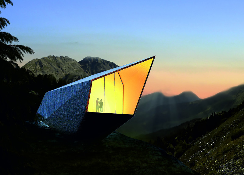 Charred Wooden Shingles and Cross-Laminated Timber Form a Sustainable Mountain Retreat
