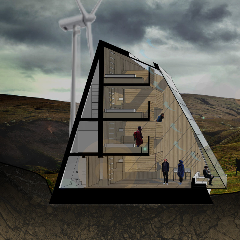 Angular Prefabricated Structures With Insulated Metal Cladding in Icelandic Landscapes  