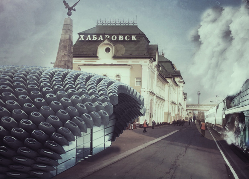 Biomimetic Structures Built From Local Soil and 3D Printed Components Enhancing Cultural Spaces Along Russia's Trans-Siberian Route
