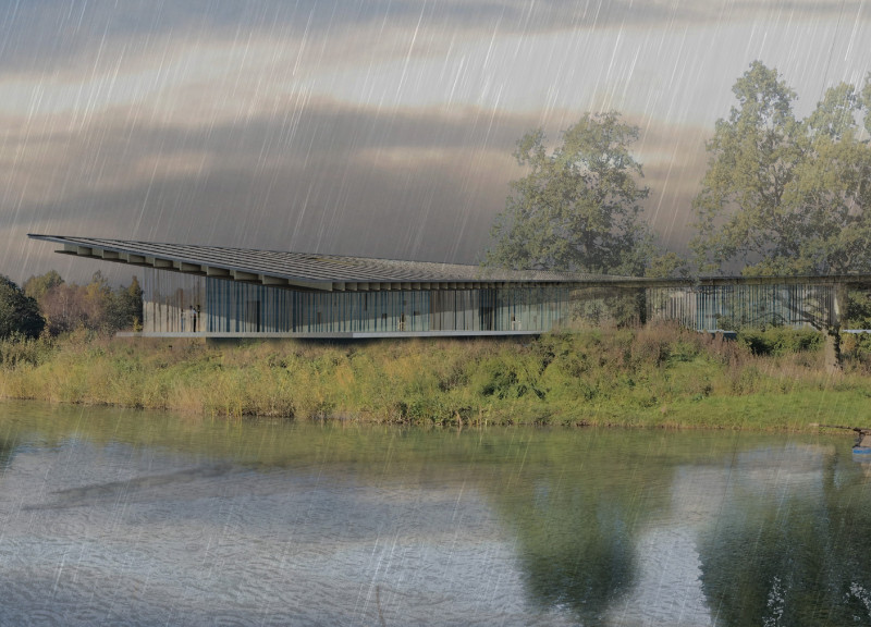 Rammed Earth Walls and Expansive Glass Foster Connection to Nature in Wellness Retreat