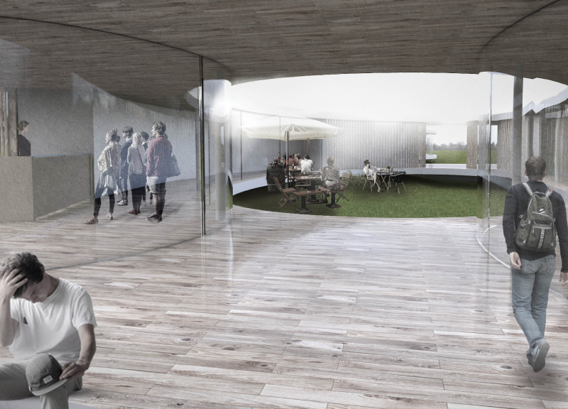 Curvilinear Retreat Crafted with Cross-Laminated Timber and Expansive Glass Facades