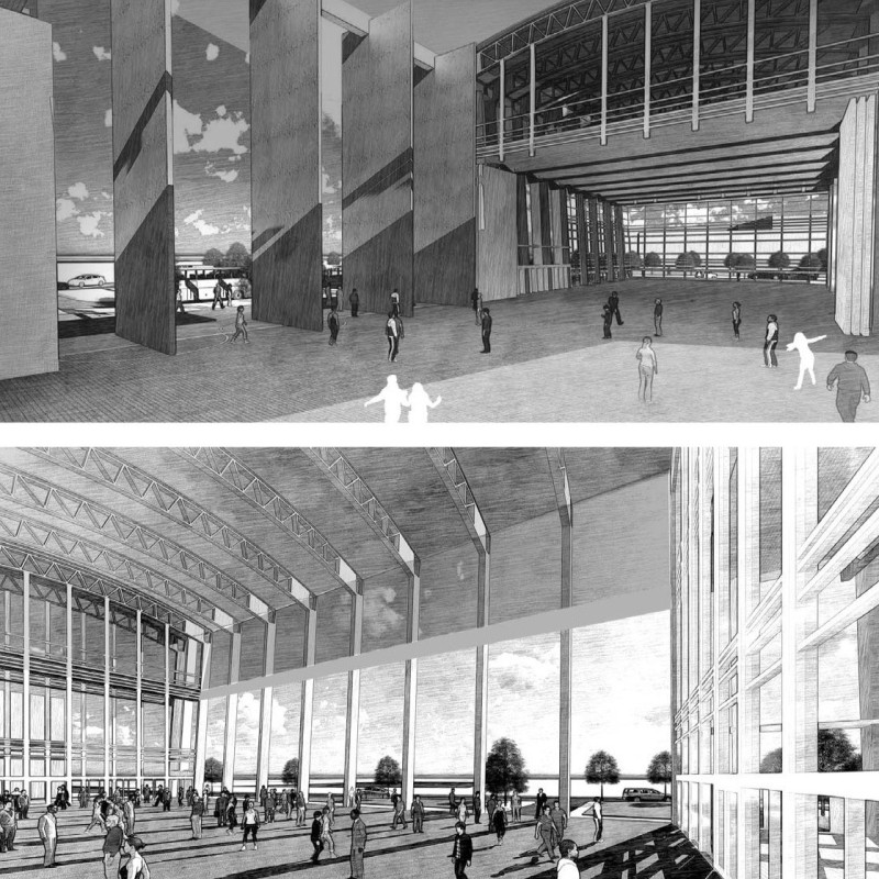 Exhibition Center Utilizing Steel Framework and Glass Façades for Enhanced Community Engagement  