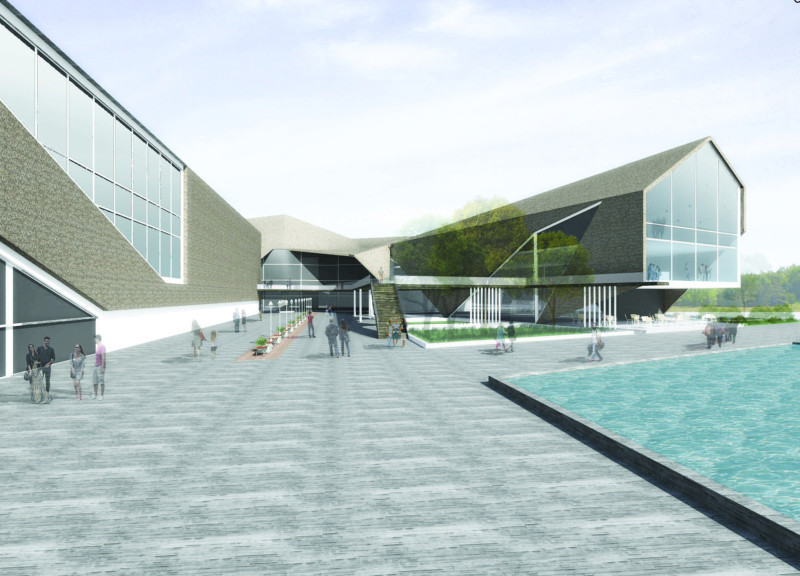 Thatch Roof Canopy Enveloping A Multi-Functional Cultural Hub Built With Sustainable Materials  