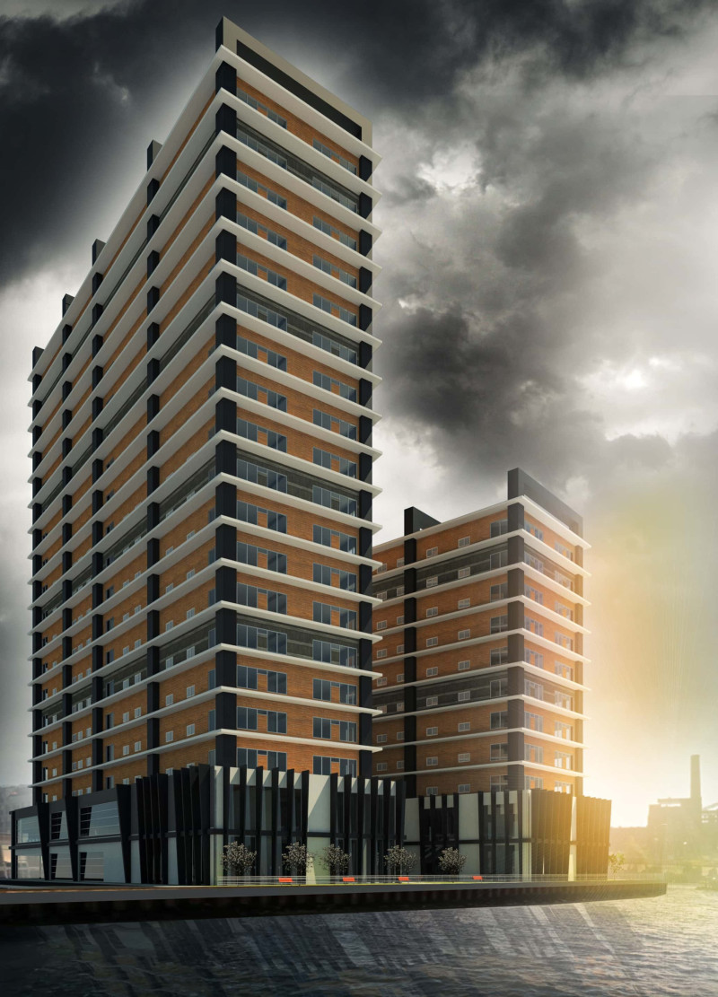 Vertical Gardens and Energy-Efficient Glass in Sustainable Mixed-Use Development  