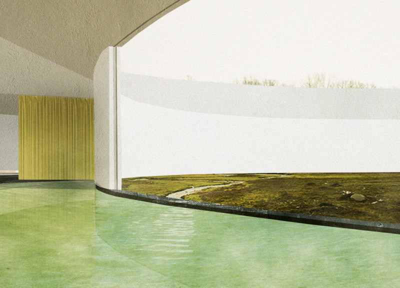 Cross-Laminated Timber Canopy Embracing Serenity in a Forest Retreat