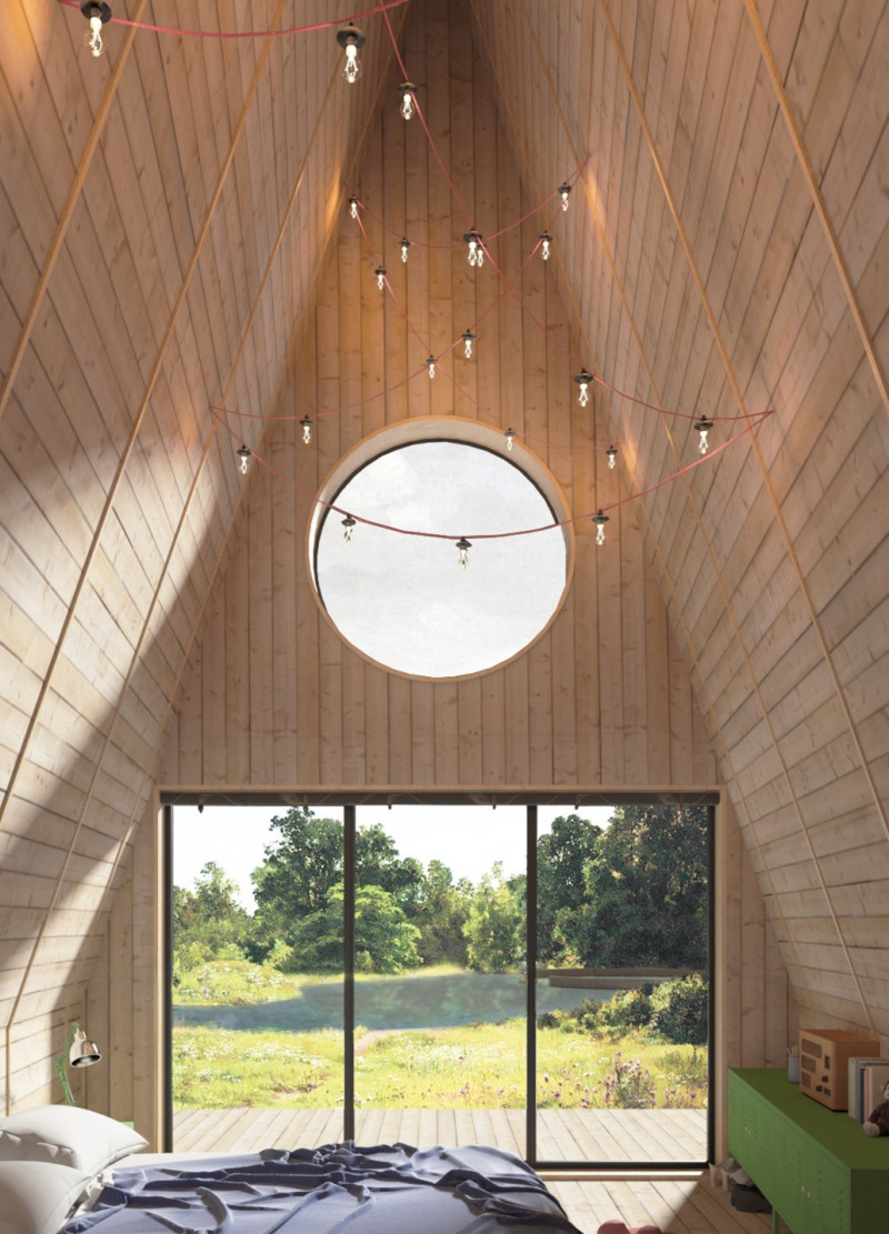 Charred Wooden Shingles and Glazed Façade Create Inviting Community Space