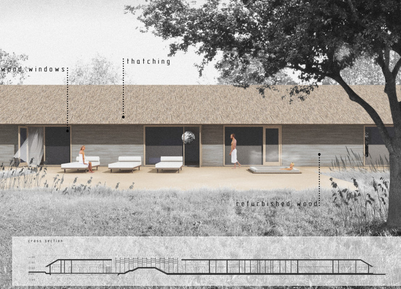 Thatching and Blue Clay Enhance a Sustainable Wellness Retreat Amidst Serene Landscapes  