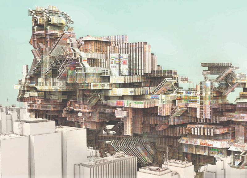 Cross-Laminated Timber Framework With Vertical Gardens In Compact Urban Living