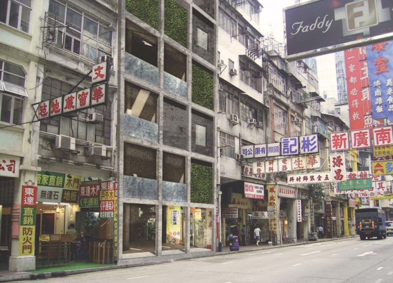 Vertical Stacking Framework Utilizing Reinforced Concrete and Greenery Integration in Urban Housing Solutions